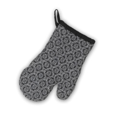 Imagén: Кухненска ръкавица за топли съдове “Gianna“ - черна/сива - 91