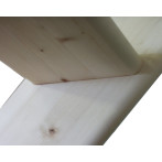 Детайли на права дървена стълба Boras