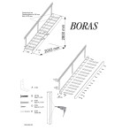 Монтаж на права стълба Борас