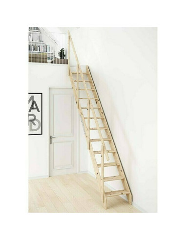 Права таванска стълба - 12 стъпала