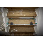 Шаблон за измерване на стълби Wolfcraft - За дървени стълбища, извити стълбища и стъпала, трудни за измерване