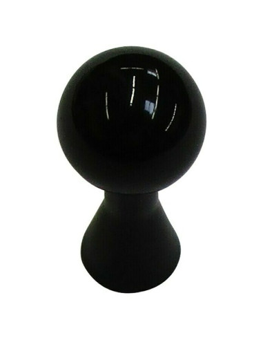 Мебелна дръжка - Ø 12 мм, метална, черна