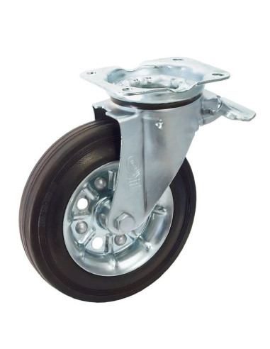 Транспортно колело Liv Systems - Ø160 мм, товароносимост 200 кг, с планка