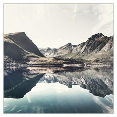 Imagén: Картина ProArt Nordic Lake - 30х30 см, дигитален печат върху канава