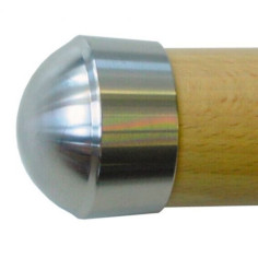 Накрайник за дървен парапет за стена E9 - Неръждаема стомана, Ø42 мм