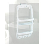 Етажерка за баня и душ кабина Wenko Universal - ДxШxВ 11,5x26x54,5 см, бяла