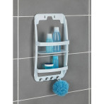 Етажерка за баня и душ кабина Wenko Universal - ДxШxВ 11,5x26x54,5 см, бяла