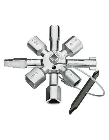 Ключ за електрически табла Knipex Twin Key - 10 инструмента, дължина 92 мм