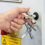 Ключ за електрически табла Knipex Twin Key - 10 инструмента, дължина 92 мм