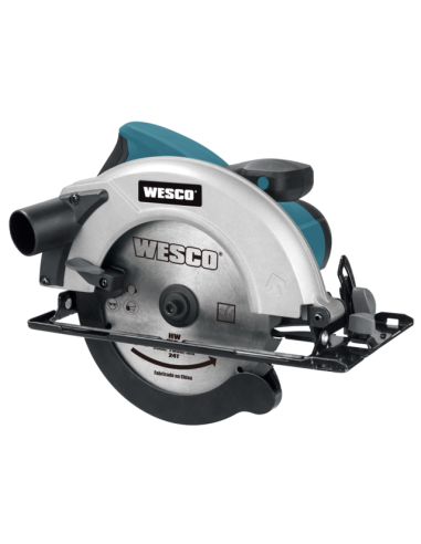 Ръчен циркуляр Wesco WS3441 - 1500 W, диаметър на диска 185 мм