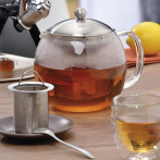 Стъклен чайник със стоманен инфузер “Cylon“ - 1,5л.