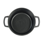 Чугунена тенджера с капак “Calido“ - Ø 21 см. - черна