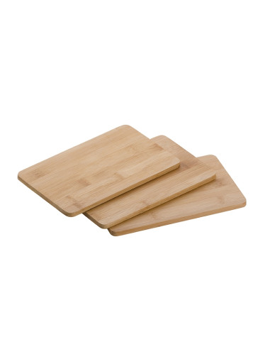 Комплект от 3 бр. бамбукови кухненски дъски “Katana“  - 22x14 см.
