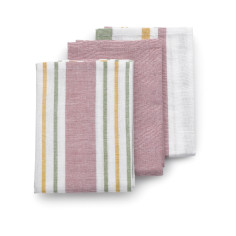 Комплект от 3 бр. домакински кърпи за съдове “Pasado“ - 65х45 см. - пастелено розови