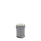Кош за отпадъци с педал  “BELLE DELUXE“- 3 литра - сив
