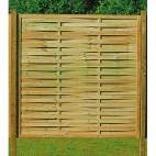 Дървена ограда - 180 x 180 см, плетена