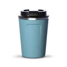 Термо чаша с вакуумна изолация “CAFE COMPACT“ - 380 мл - цвят син