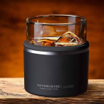 Чаша с термоизолираща основа “WHISKEY KUZIE“ - цвят черен