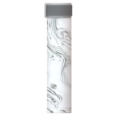 Двустенна термо бутилка “SKINNY MINI“ - 230 мл - цвят мрамор