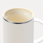 Термо чаша с керамично покритие “ULTIMATE“ - 360 мл - цвят бял