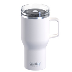 Термо чаша с вакуумна изолация “360 MUG“ - 840 мл - цвят бял