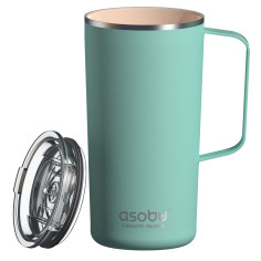 Термо чаша с керамично покритие “TOWER MUG“ - 600 мл - цвят мента