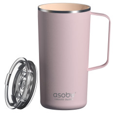 Термо чаша с керамично покритие “TOWER MUG“ - 600 мл - цвят розов
