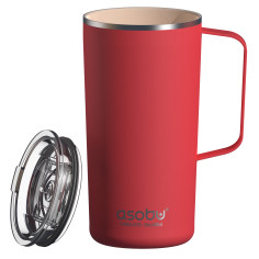 Термо чаша с керамично покритие “TOWER MUG“ - 600 мл - цвят червен