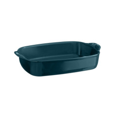 Керамична тава "RECTANGULAR OVEN DISH"- 36,5 х 23,5 см - цвят синьо-зелен