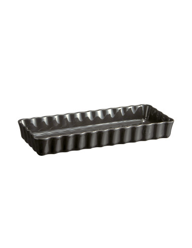 Керамична форма за тарт "SLIM RECTANGULAR TART DISH"- цвят черен