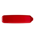 Плоча "APPETIZER PLATTER" - дълга - цвят червен