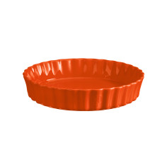 Керамична форма за тарт Ø 28 см "DEEP FLAN DISH"- цвят оранжев