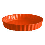 Керамична форма за тарт Ø 32 см "DEEP TART DISH"- цвят оранжев