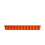 Керамична форма за тарт "SLIM RECTANGULAR TART DISH"- цвят оранжев