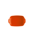 Керамична тава "INDIVIDUAL OVEN DISH"- 22х15см - цвят оранжев
