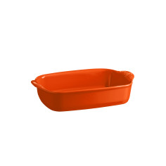 Керамична тава " SMALL RECTANGULAR OVEN DISH"- 30х19 см - цвят оранжев