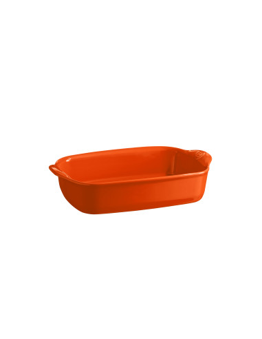 Керамична тава " SMALL RECTANGULAR OVEN DISH"- 30х19 см - цвят оранжев