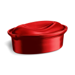 Форма за печене "OVALE TERRINE" - 1,6 л - цвят червен