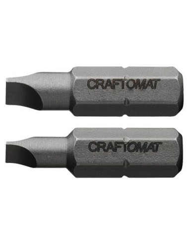 Комплект битове Craftomat Standard, - SL 0,8x4,5 мм, SL 1x5,5 мм