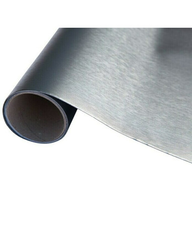 Самозалепващо фолио - 150x67,5 см, сиво
