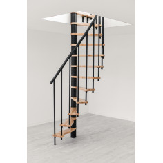 Imagén: Мини стълба SUONO Smart спестяваща място, за малки отвори - 120/65 и 140/75 см