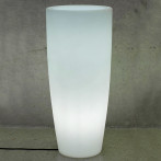 Светеща саксия Bambu 90 - 1хЕ27, 15 W, 40х90 см, бяла