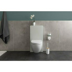 Поставка за тоалетна хартия Camargue Monaco - Без капак, със стъклена полица, неръждаема стомана, хром