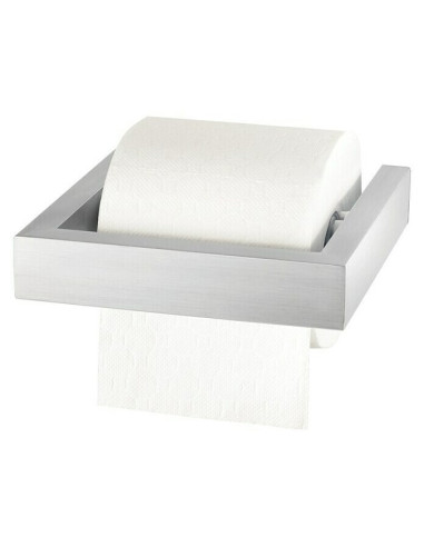 Поставка за тоалетна хартия Zack Linea - Без капак, неръждаема стомана, инокс