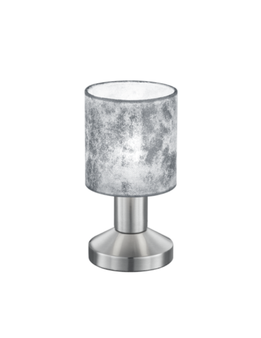 Настолна лампа Trio Garda - 25 W, 1хE14, ØхВ: 9х18 см, IP20, сребриста