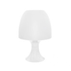 Настолна лампа Nioki - 1xE14, IP20, ØхВ 16х25,5 см, пластмаса, бяла