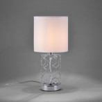 Настолна лампа Leuchten Direkt Deva - 40 W, 1хE14, ØхВ: 18х35 см, IP20, бяла