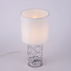 Настолна лампа Leuchten Direkt Deva - 40 W, 1хE14, ØхВ: 18х35 см, IP20, бяла