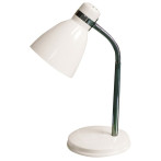 Настолна работна лампа Rabalux Patric - 1х40 W, 1хЕ14, IP20, ДхВ 22х32 см, бяла