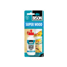 Лепило за дърво Bison Super Wood - 75 г, безцветно
